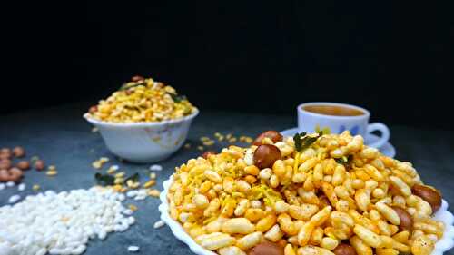 Gujarati Sev Mamra - Tasted Recipes