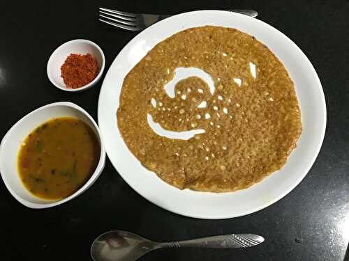 Instant Jain Jowar Dosa - Sorghum Amboli, Jolada Ghavan - Tasted Recipes
