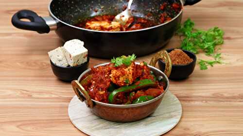 Kadhai Paneer - Easy Paneer Gravy Recipe - Tasted Recipes