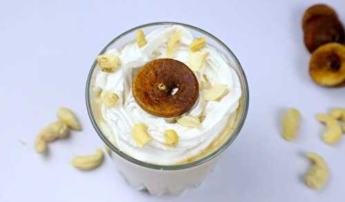 Kaju Anjeer Milkshake - Tasted Recipes