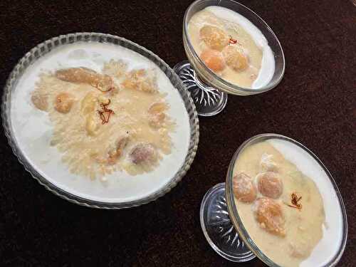 Khubani Ka Meetha Recipe - Indian Apricot Pudding - Tasted Recipes