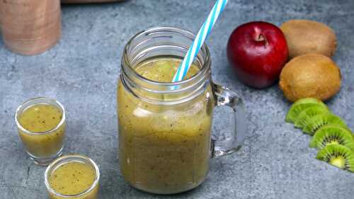 Kiwi Apple Smoothie - Tasted Recipes