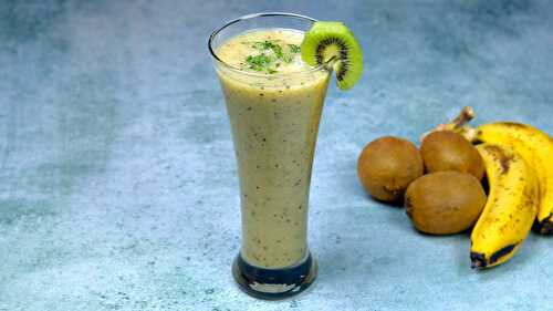 Kiwi Banana Smoothie - Tasted Recipes