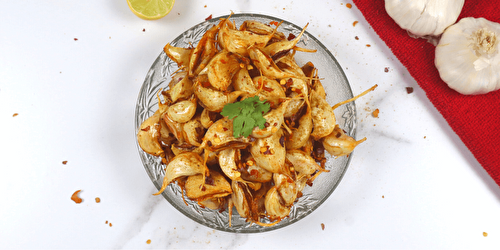 Lehsun Chatkara | Chatpata Garlic - Tasted Recipes
