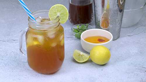 Lemon Ice Tea | Best Summer Drinks - Tasted Recipes