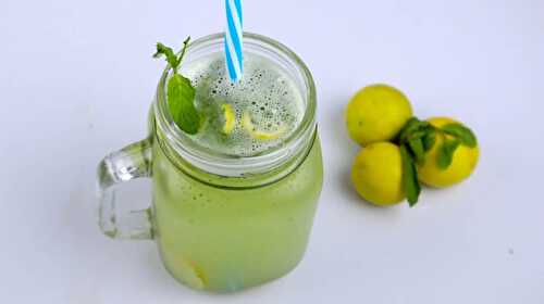 Lemon Mint Juice Recipe - Tasted Recipes