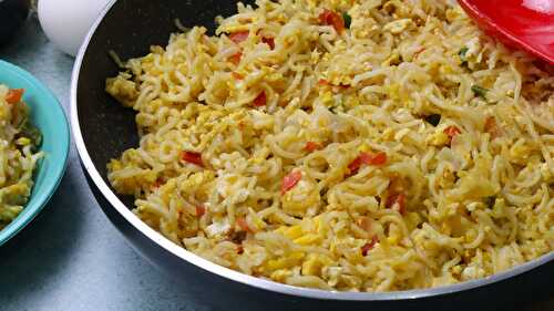 Maggi Anda Bhurji - Tasted Recipes