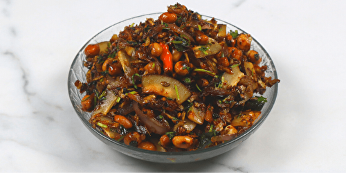 Maharashtrian Onion Peanut Chutney - Tasted Recipes