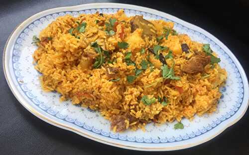 Memoni Akni / Akhni - Mutton With Rice - Tasted Recipes
