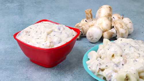 Mushroom Cream Sauce - Tasted Recipes