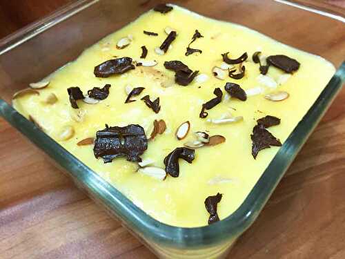 No-Bake Bread Custard Pudding - Tasted Recipes