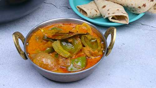 Onion Capsicum Sabji | प्याज शिमला मिर्च की सब्जी - Tasted Recipes