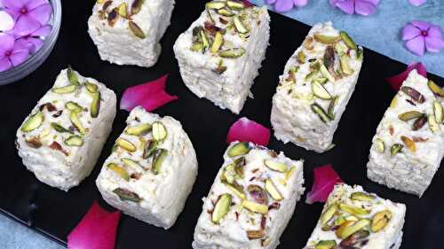 Paneer Kalakand with Condensed Milk - Tasted Recipes