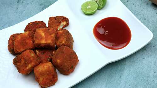 Paneer Nuggets | Cottage Cheese Nuggets - Tasted Recipes