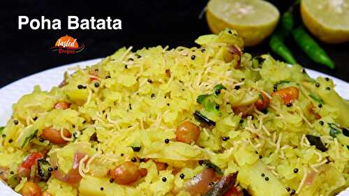 Poha Batata Quick Breakfast Recipe - Tasted Recipes