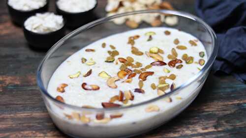 Poha Kheer | Rice Flakes Kheer - Tasted Recipes