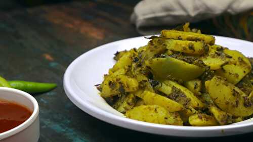 Pudina Jeera Aloo - Chatpate Aloo - Tasted Recipes