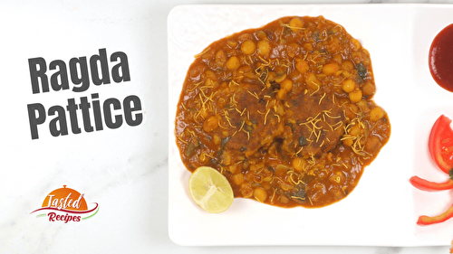 Ragda Pattice Recipe | Ragada Patties - Tasted Recipes