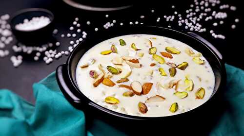 Sabudana Kheer | साबूदाना खीर - Tasted Recipes