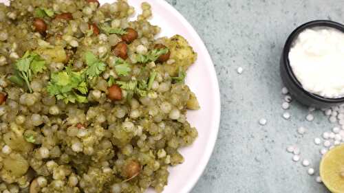 Sabudana Khichdi or Sago Khichdi - Tasted Recipes