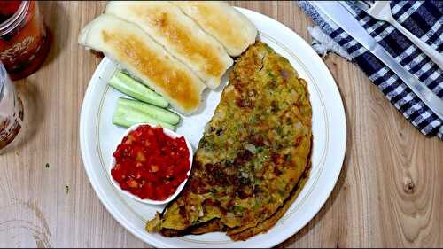 Soft & Spicy Indian Egg Omelette - Indian Egg Omelette - Tasted Recipes