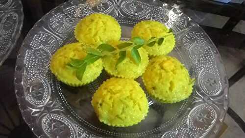 Spicy Muffins - Spicy Dhokla Muffins - Tasted Recipes