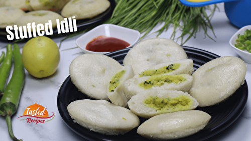 Stuffed Aloo Idli Recipe - Tasted Recipes