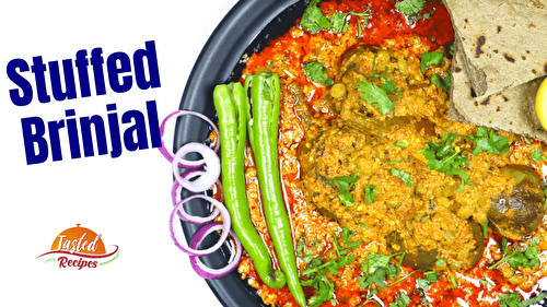 Stuffed Baingan Curry Recipe - Tasted Recipes