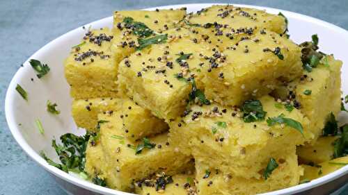 Surti Khaman - સુરતી ખમણ ઘરે બનાવાની રીત - Tasted Recipes