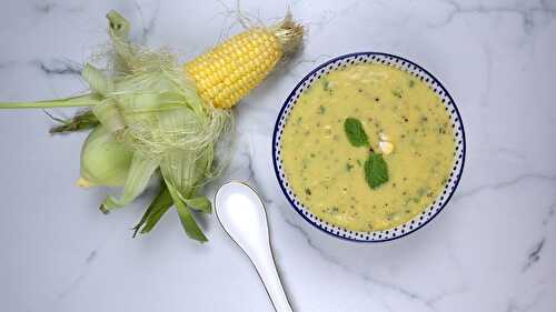 Thicker Sweet Corn Soup Indian Style - Tasted Recipes