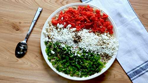 Tiranga Rice - Tri Colour Rice - Tasted Recipes