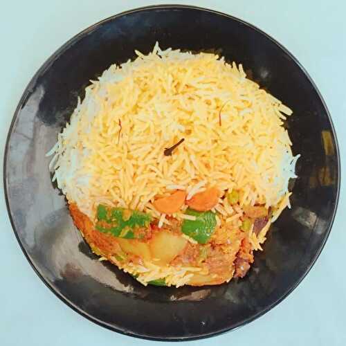 Veg Dum Biryani - Hyderabadi Veg Biryani - Tasted Recipes