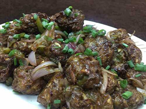 Veg Manchurian - Cabbage Manchurian - Tasted Recipes