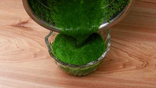 Green Chutney for Chaat Sandwiches and Snacks