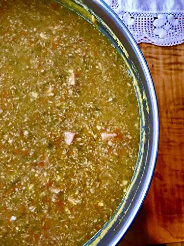 Best Split Pea Soup with Smoky Ham - Tastefully Grace