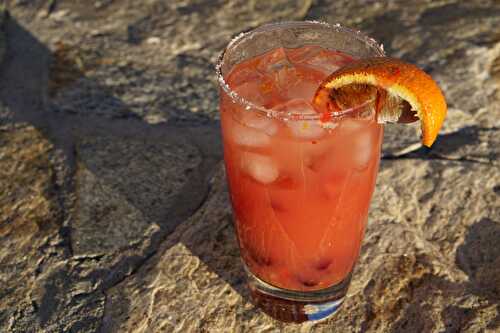 Blood Orange Cranberry Margarita - Tastefully Grace