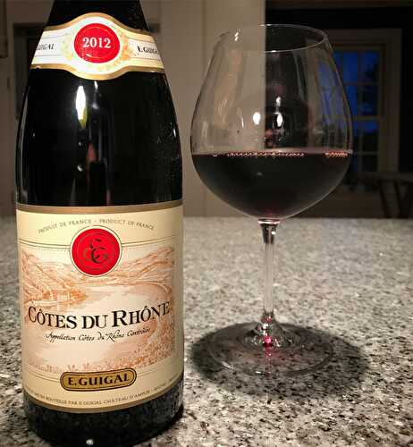 E. Guigal Côtes du Rhône Rouge (Red Blend) - Tastefully Grace