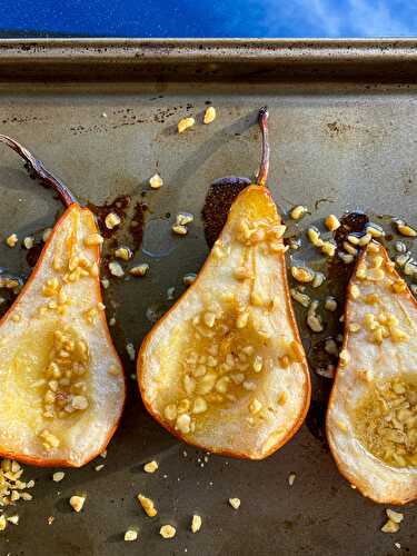 Honey Butter Roasted Pears - Tastefully Grace