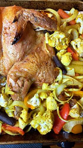 Moroccan Pan Chicken - Tastefully Grace