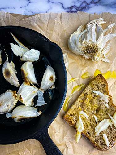 Quick & Easy Roasted Garlic - Tastefully Grace