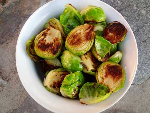 Sautéed Brussels Sprouts - Tastefully Grace