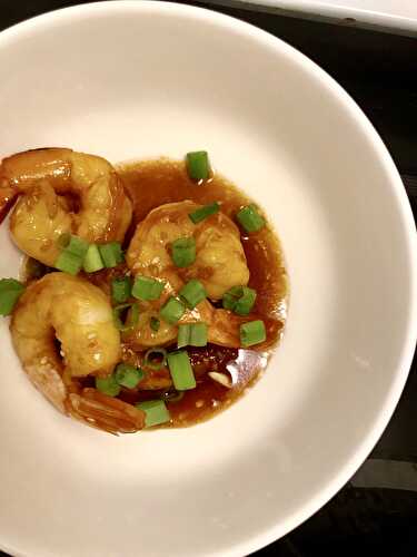 Simple Asian Glazed Shrimp - Tastefully Grace