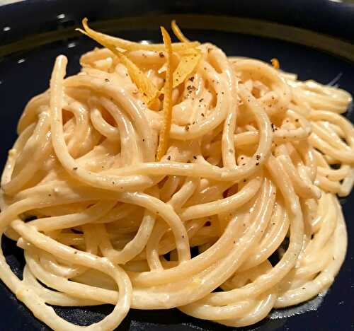 Spaghetti al Limone - Tastefully Grace