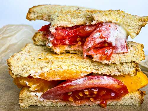 Tomato Sandwiches - Tastefully Grace
