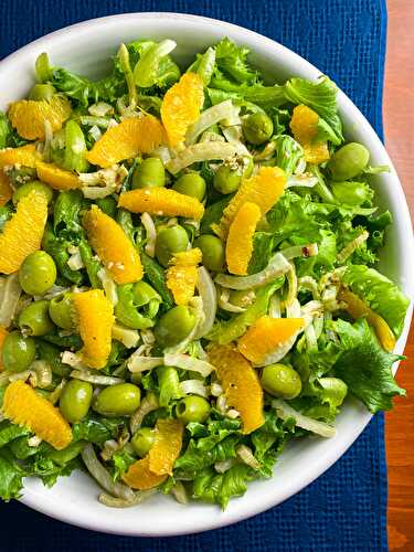 Italian Fennel Orange Salad