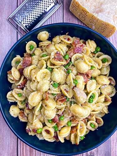 The Ultimate Pasta With Bacon and Peas