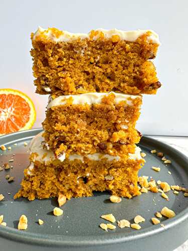 Pumpkin Bars with Cream Cheese Frosting