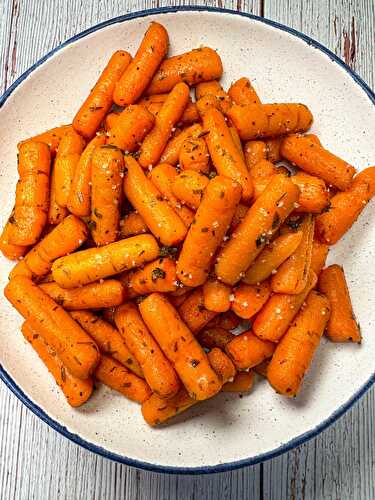Roasted Maple Glazed Carrots