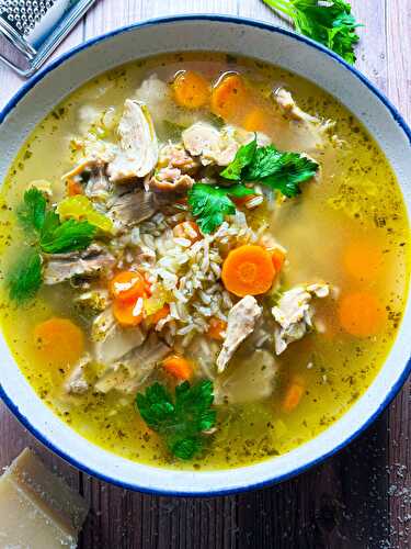 Easiest Chicken and Rice Soup