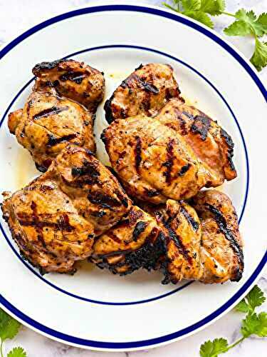 Grilled Chicken Thighs